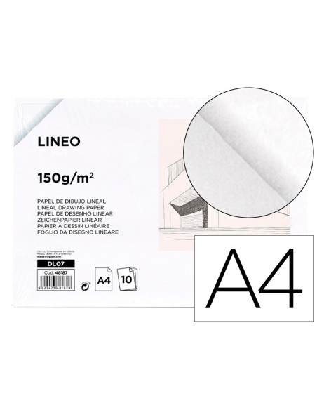 Papel dibujo liderpapel 210x297mm 150g/m2 sin...
