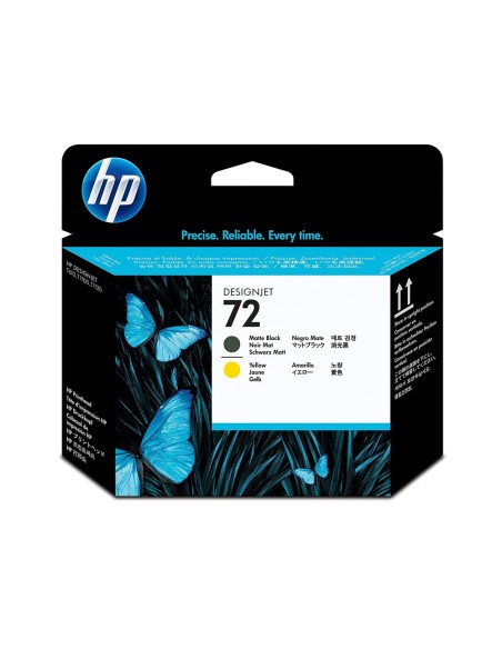 Ink-jet hp 72 cabezal negro mate y amarillo...
