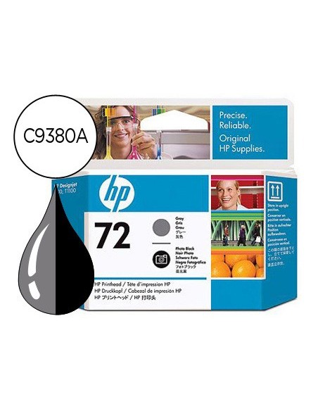 Ink-jet hp 72 cabezal gris y negro foto...