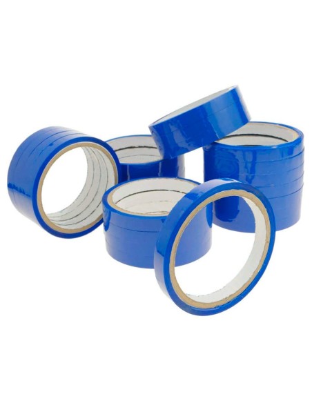 Cinta adhesiva q-connect 66m x 9mm azul para...
