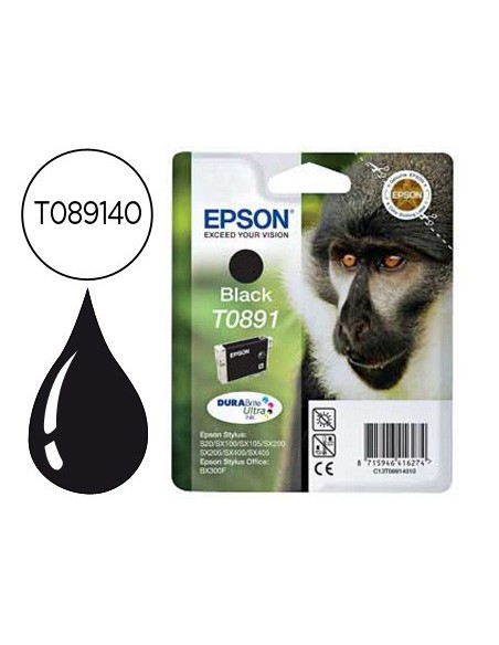 Ink-jet epson t0891 negro stylus s20 / sx-100 /...