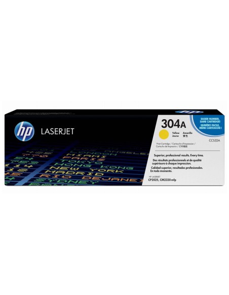 Toner hp laserjet color cp2025/cm2320 amarillo 2.800 pag