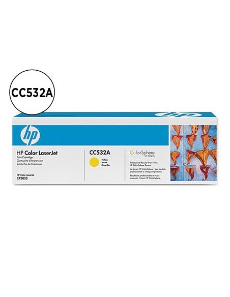 Toner hp laserjet color cp2025/cm2320 amarillo...