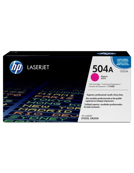 Toner hp laserjet color cp3525 magenta 7.000 pag