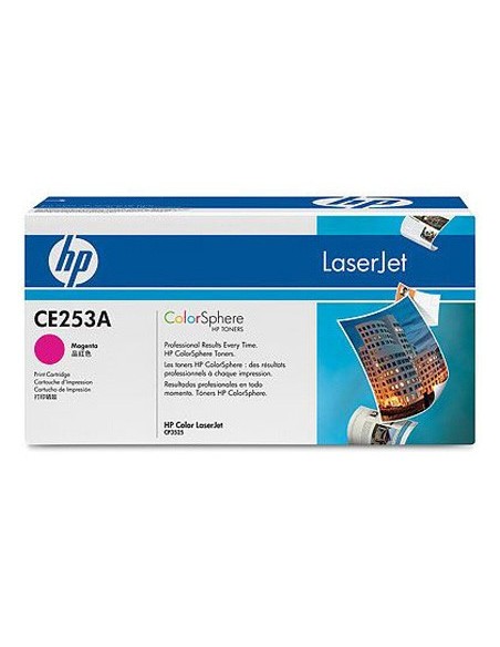 Toner hp laserjet color cp3525 magenta 7.000 pag