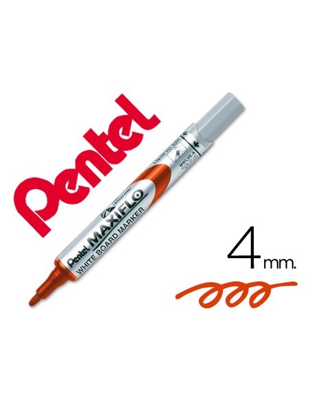 Rotulador maxiflo pentel para pizarra blanca...