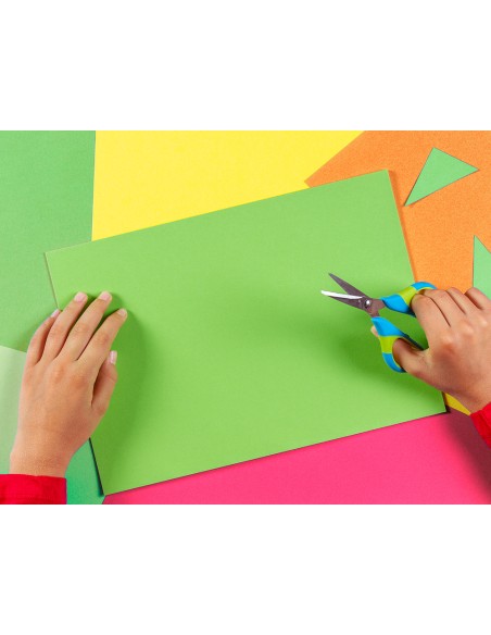 Papel color liderpapel a4 75gr neon 4 colores surtidos paquete de 500 hojas