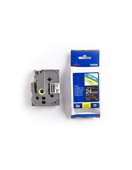 Cinta brother tze-355 negro-blanco 24mm...