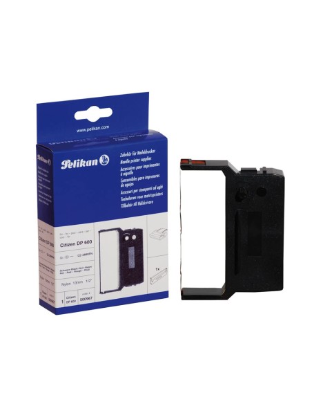 Cinta impresora pelikan para citizen dp 600 negro/rojo