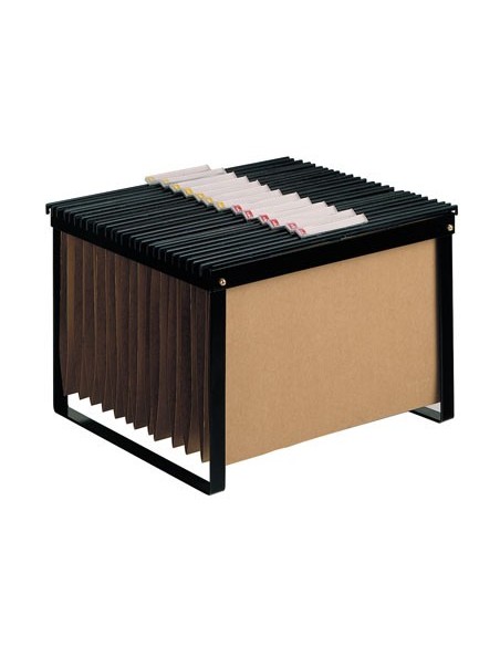 Soporte para carpetas colgante q-connect negro...