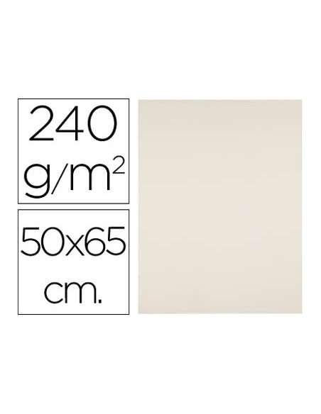 Cartulina liderpapel 50x65 cm 240g/m2 crema