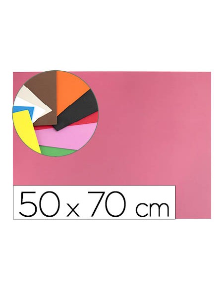 Goma eva liderpapel 50x70cm 60g/m2 espesor 1.5mm rosa