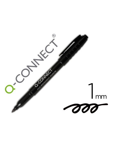 Rotulador q-connect para cd/dvd punta fibra...