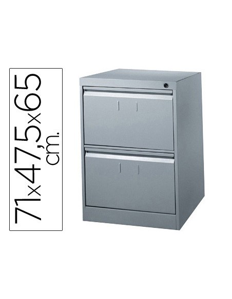 Fichero cajones de suelo metalico de 2 cajones...