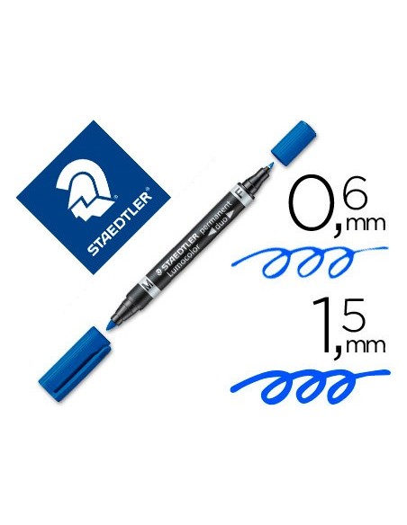 Rotulador staedtler lumocolor permanente duo...