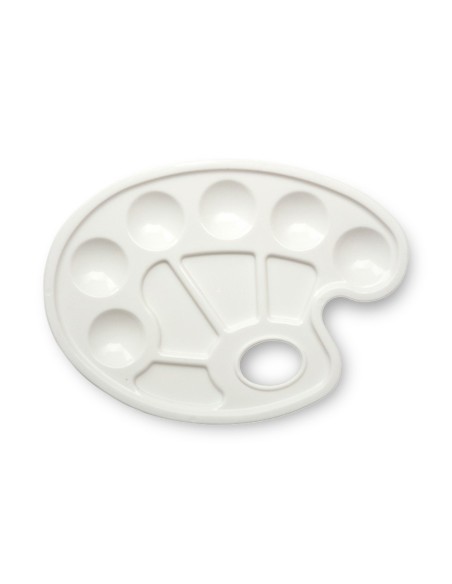 Paleta plastico lidercolor ovalada 10 huecos...
