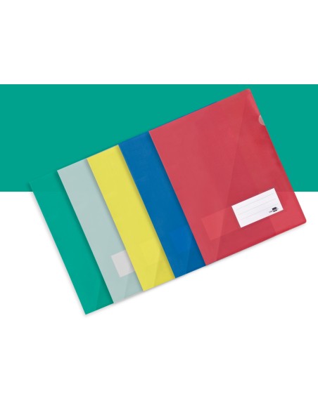 Carpeta liderpapel dossier a4 uñero transparente