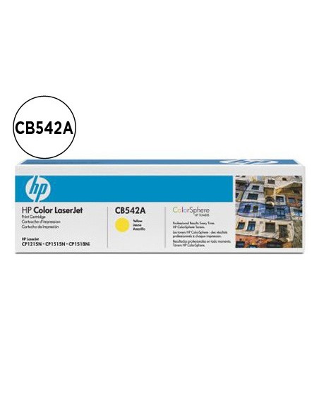 Toner hp cb542a color laserjet...