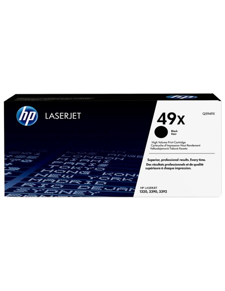 Toner hp laserjet smart 1320/ 1320n/1320nw/1320tn 3390/3392 49x negro alta capacidad -6.000pag-
