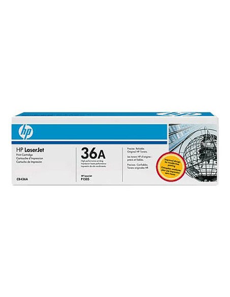 Toner hp laserjet p1505/1505n m1120/n m1522n/nf negro -2.000 pag.- 36a