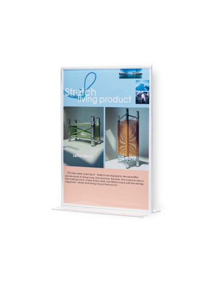 Expositor sobremesa q-connect con forma de t...