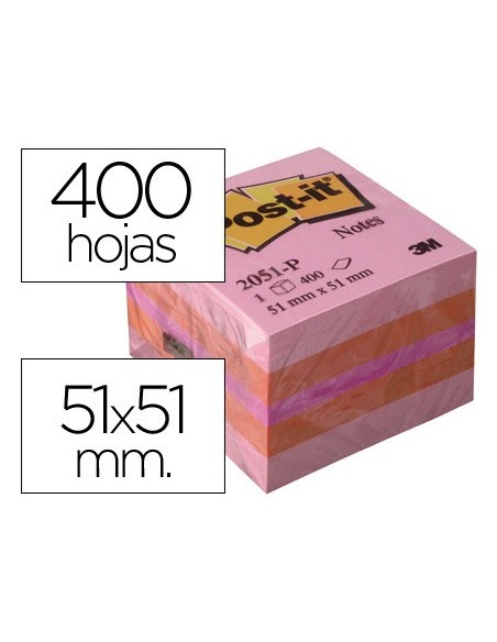 Bloc de notas adhesivas quita y pon post-it...