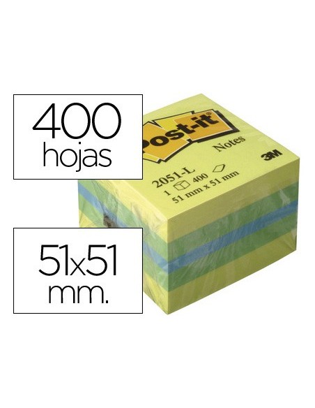 Bloc de notas adhesivas quita y pon post-it...
