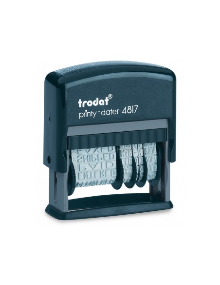 Formulario trodat con fechador 12 textos...