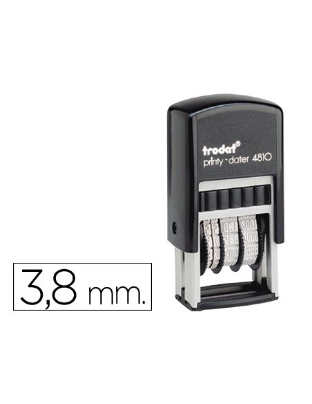Fechador trodat entintaje automatico 3.8 mm printy 4810