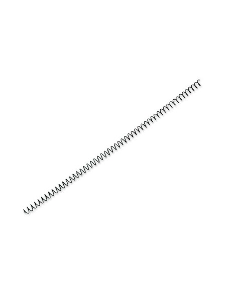 Espiral metalico yosan negro paso 64 5:1 16 mm calibre 1,20 mm