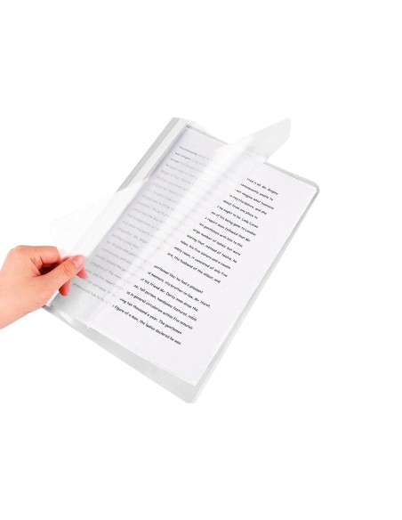 Carpeta dossier fastener plastico q-connect din...