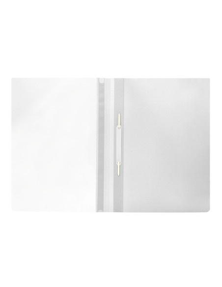 Carpeta dossier fastener plastico q-connect din a4 blanco