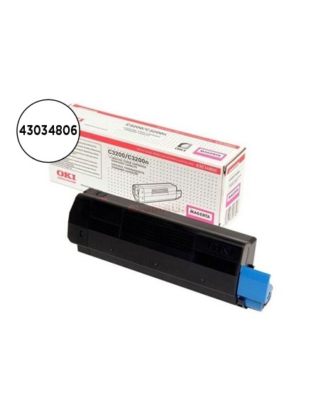 Toner oki c3200 magenta -1.500 pag-