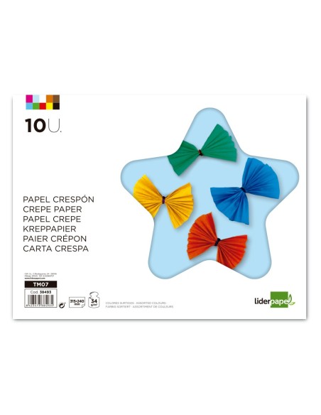 Bloc trabajos manuales liderpapel crespon...