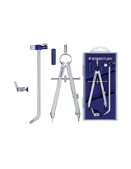 Compas staedtler micrometrico con alargadera...