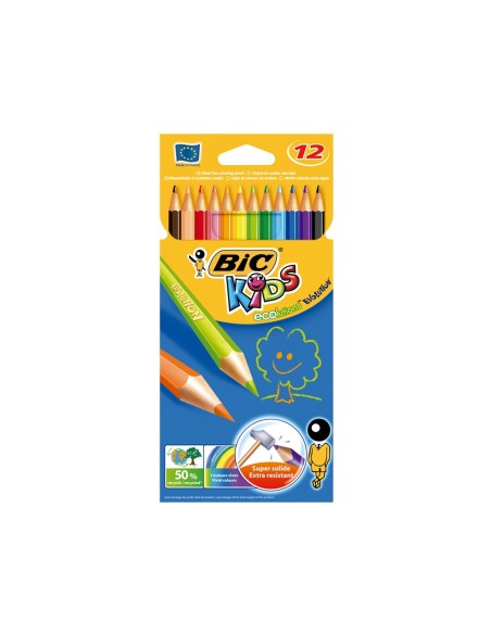 Lapices de colores bic kid evolution estuche de...