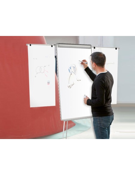 Pizarra blanca q-connect con tripode...