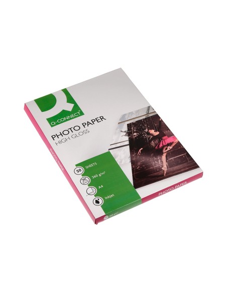 Papel q-connect foto glossy din a4 alta calidad...