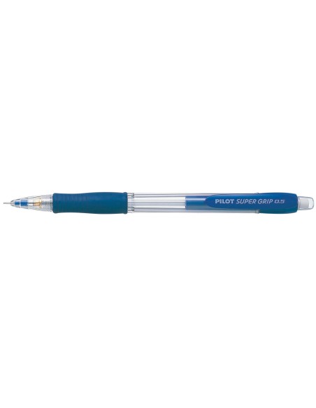 Portaminas pilot super grip azul 0,5 mm sujecion de caucho