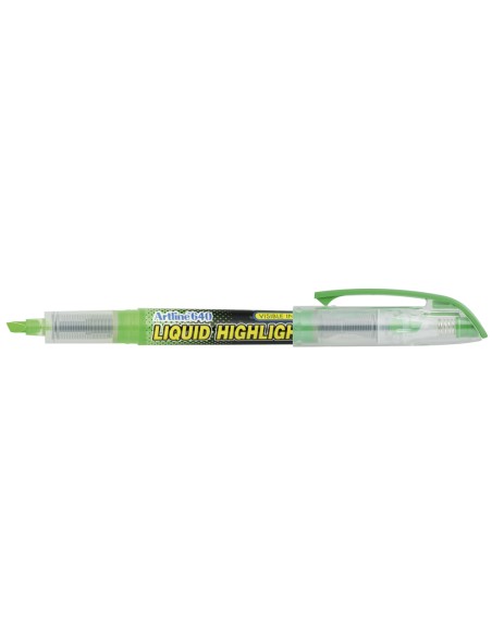 Rotulador artline fluorescente ek-640 verde punta biselada
