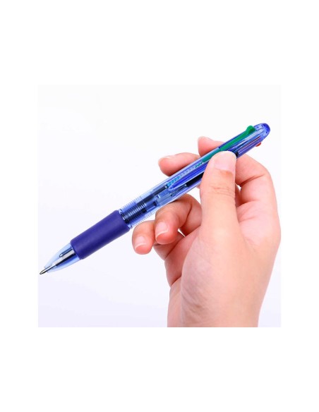 Boligrafo q-connect 4 en 1 tinta 4 colores...