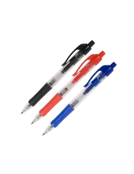 Boligrafo q-connect retractil con sujecion de...