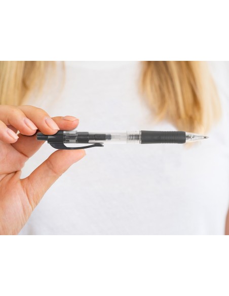 Boligrafo q-connect retractil con sujecion de...