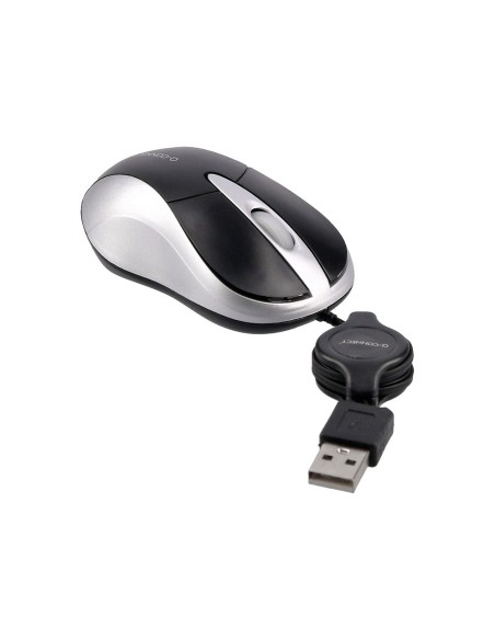 Raton q-connect mini optico 800 dpi retractil...