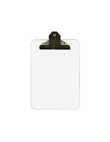 Portanotas q-connect plastico transparente din a4 4 mm