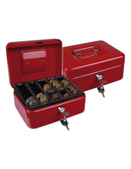 Caja caudales q-connect 8\" 200x160x90 mm roja...
