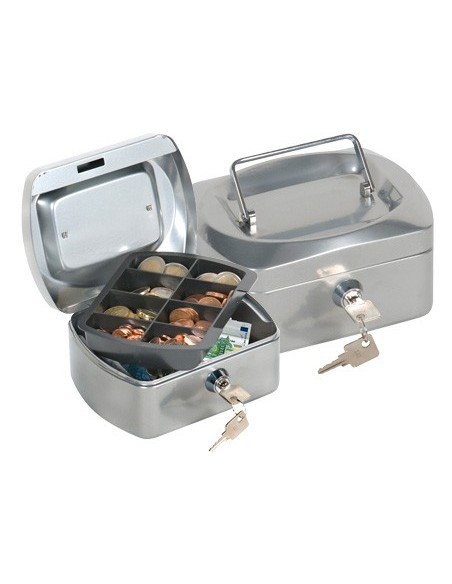 Caja caudales q-connect 6\" 152x115x80 mm plata...