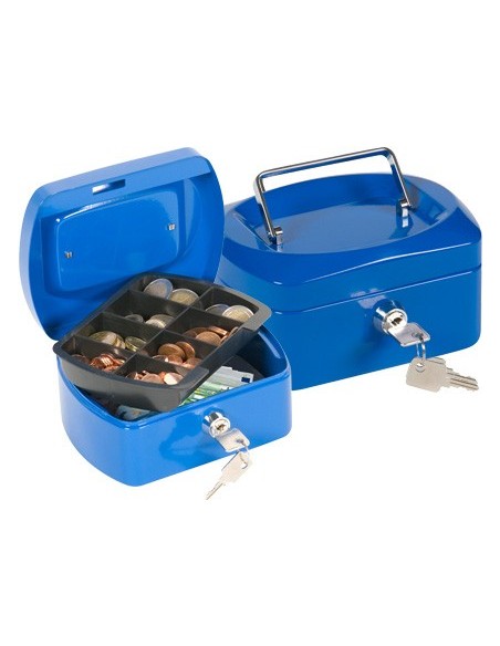 Caja caudales q-connect 6\" 152x115x80 mm azul...