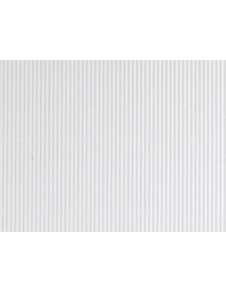Carton ondulado liderpapel 50 x 70cm 320g/m2 blanco
