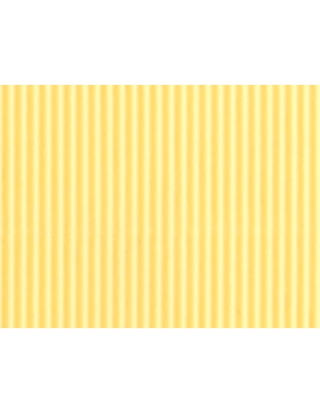 Carton ondulado liderpapel 50 x 70cm 320g/m2 amarillo